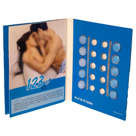 قرص ۱۲۳ دوقلو ویاگرا Viagra 123 Twin | تاخیری، نعوظ، بزرگ‌کننده و کلفت‌کننده آقایان – ۲۰ عددی اصل و اورجینال