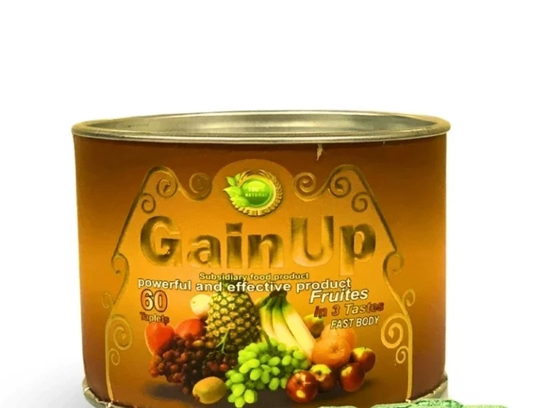 قرص چاقی گین آپ Gain Up | افزایش اشتها، افزایش وزن طبیعی و پر شدن بدن در مدت کوتاه – قوطی ۶۰ عددی اصل و اورجینال